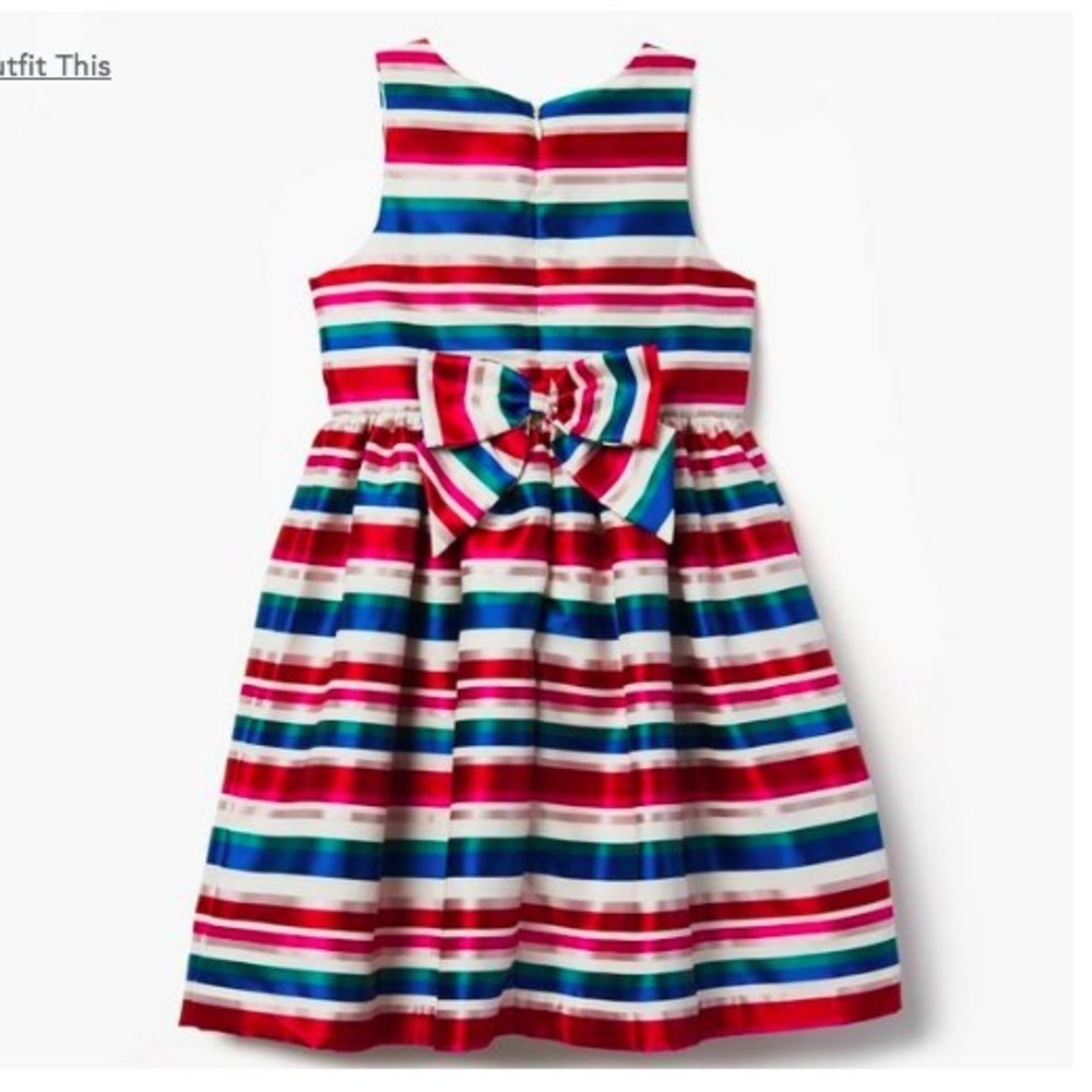 Gymboree Baby Girls Striped Jacquard Party Dress 18-24 Months NWT - Picture 2 of 7